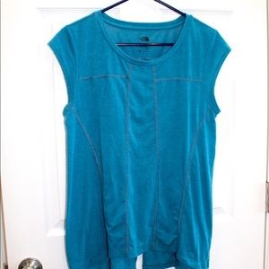 The north Face‎ blue short sleeve tee shirt small